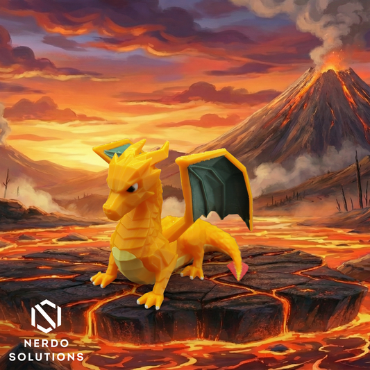 Low Poly Drache - Famous Dragon Edition